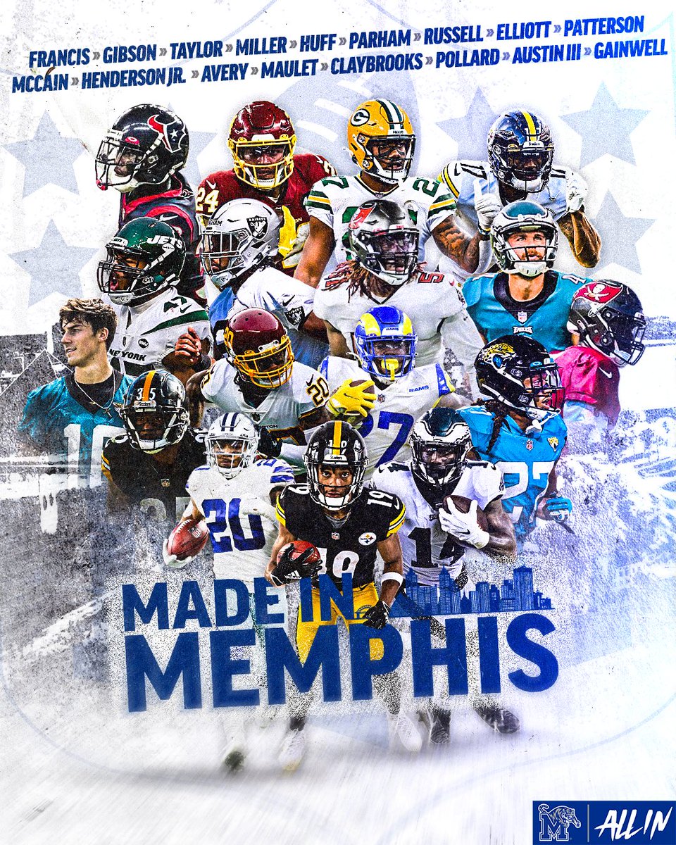 Representing in the league 😤 Good luck to all our #MadeInMemphis guys this season! #ALLIN | #MadeInMemphis