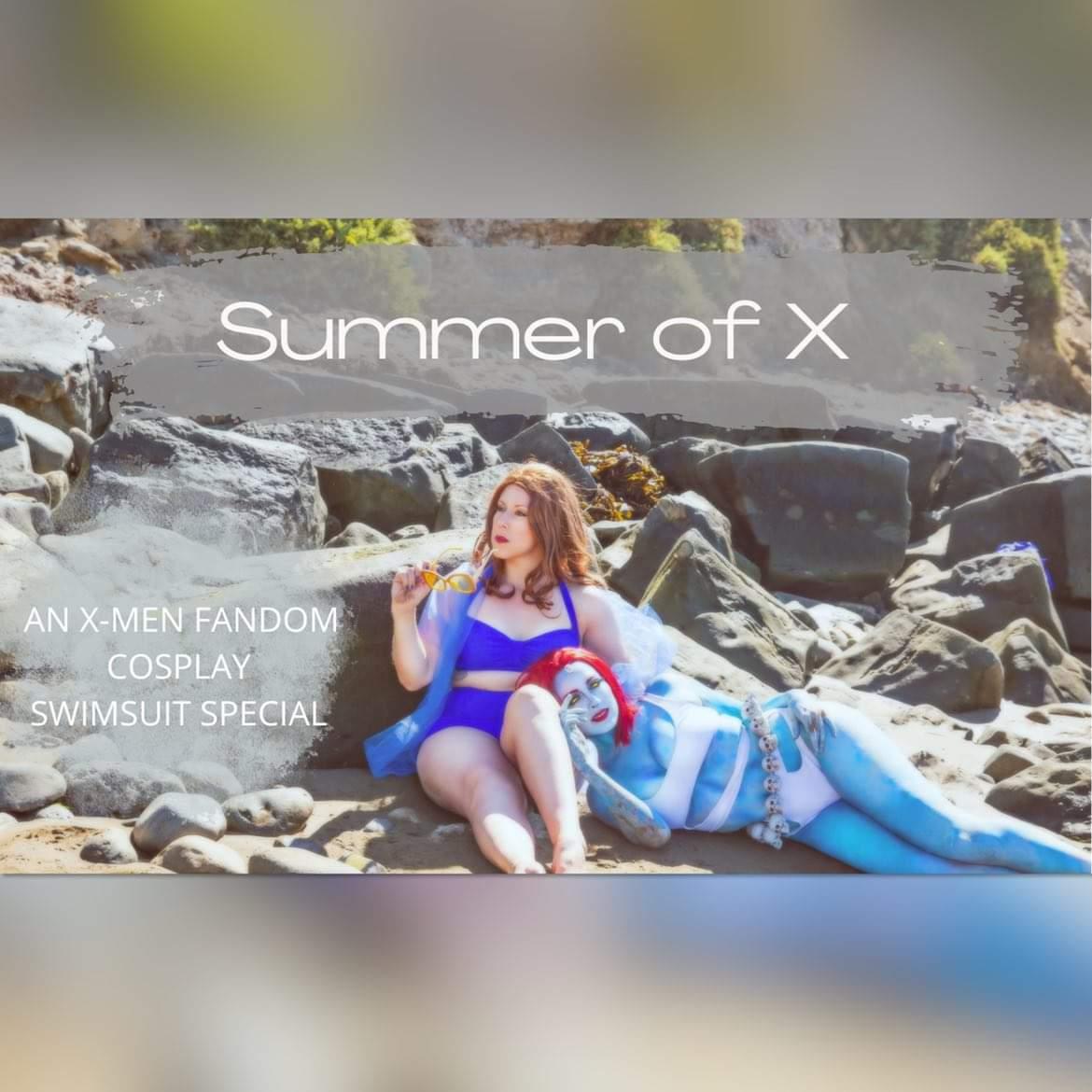 MeShellWaffleO's tweet photo. The days may be getting shorter and the nights colder, but we'll always have #thesummerofx
X-Men Fandom Cosplay Swimsuit Special link in bio!
This is a @houseofxpodcast & @powerofxmen community collab!
#marvelsummer #marvelswim #xmenswim #xmensummer #xmenswimsuitspecial https://t.co/gZCq5VTDgK