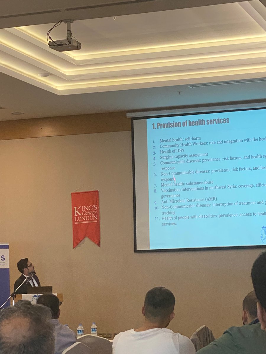 R4HSSS (@r4hsss) on Twitter photo What do you think our 4 workstream #research priorities should focus on this coming year? what are the #research gaps?
<a href="/kareemekzayez/">Abdulkarim Ekzayez</a> gives the audience a voice in giving them the option to vote on key topics What do you think our 4 workstream #research priorities should focus on this coming year? what are the #research gaps?
<a href="/kareemekzayez/">Abdulkarim Ekzayez</a> gives the audience a voice in giving them the option to vote on key topics