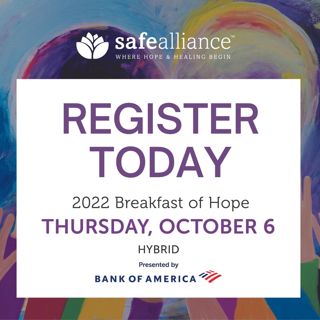 Looking to support survivors? You can help bring hope and healing to those impacted by #domesticviolence by attending the Breakfast of Hope.

Register for free today at breakfastofhope2022.swell.gives