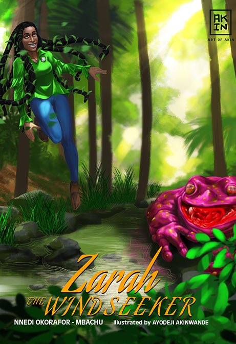 friphlaim's tweet photo. Looking through my archives and found these #bookcover #illustrations I did because I fell in love with the book ZARAH THE WEEDSEEKER written by Nnedi Okorafor. #digitalpainting https://t.co/ocapKZtXyT