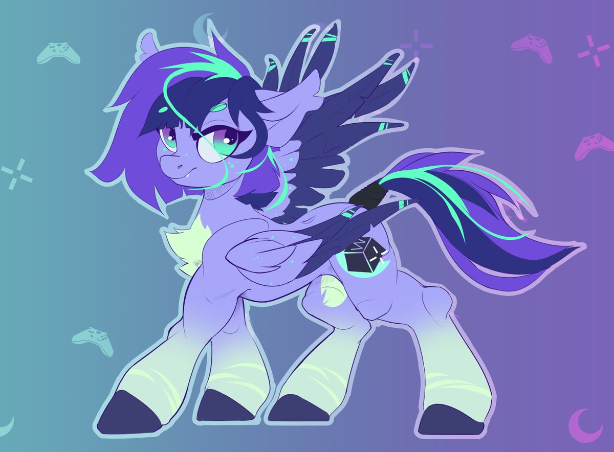 VertexPaint's tweet photo. New hors I made for a friend! https://t.co/tVhT1nuDxa