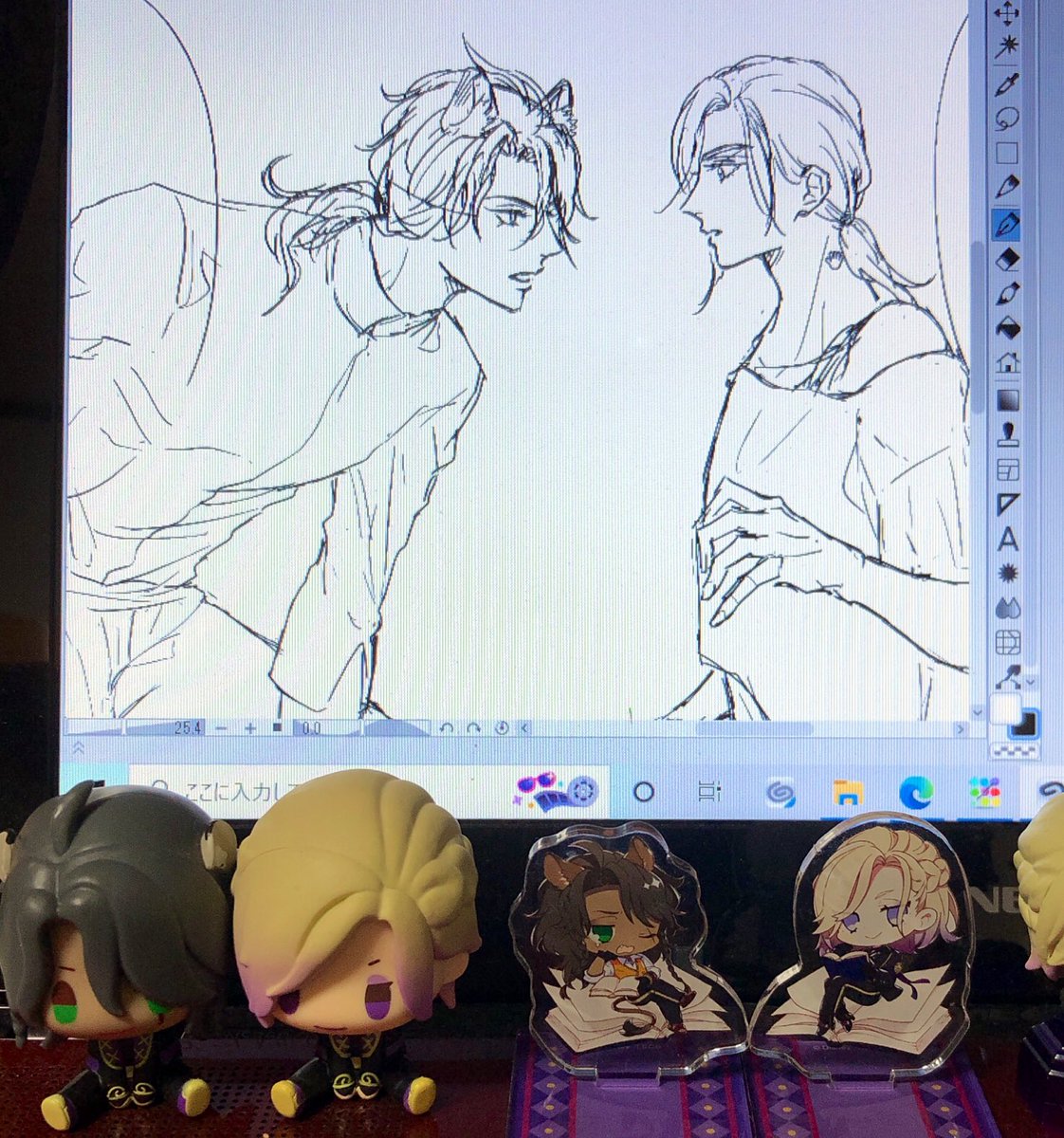🦁👑は顔が良すぎるので描くの本当に難しいんだ 