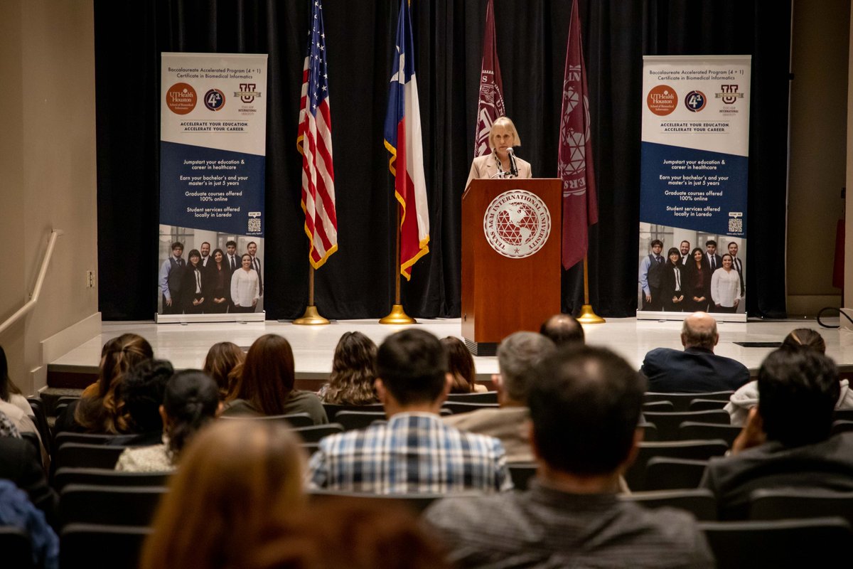txamiu's tweet photo. Public Health study opportunities at TAMIU have expanded thanks to an innovative partnership with @UTHealth_SBMI | Read more: https://t.co/RE9V9iZLCW
#MyUTHealth #UTHealthHouston #UTHealthSBMI #SBMI https://t.co/NBkvUh2QF9