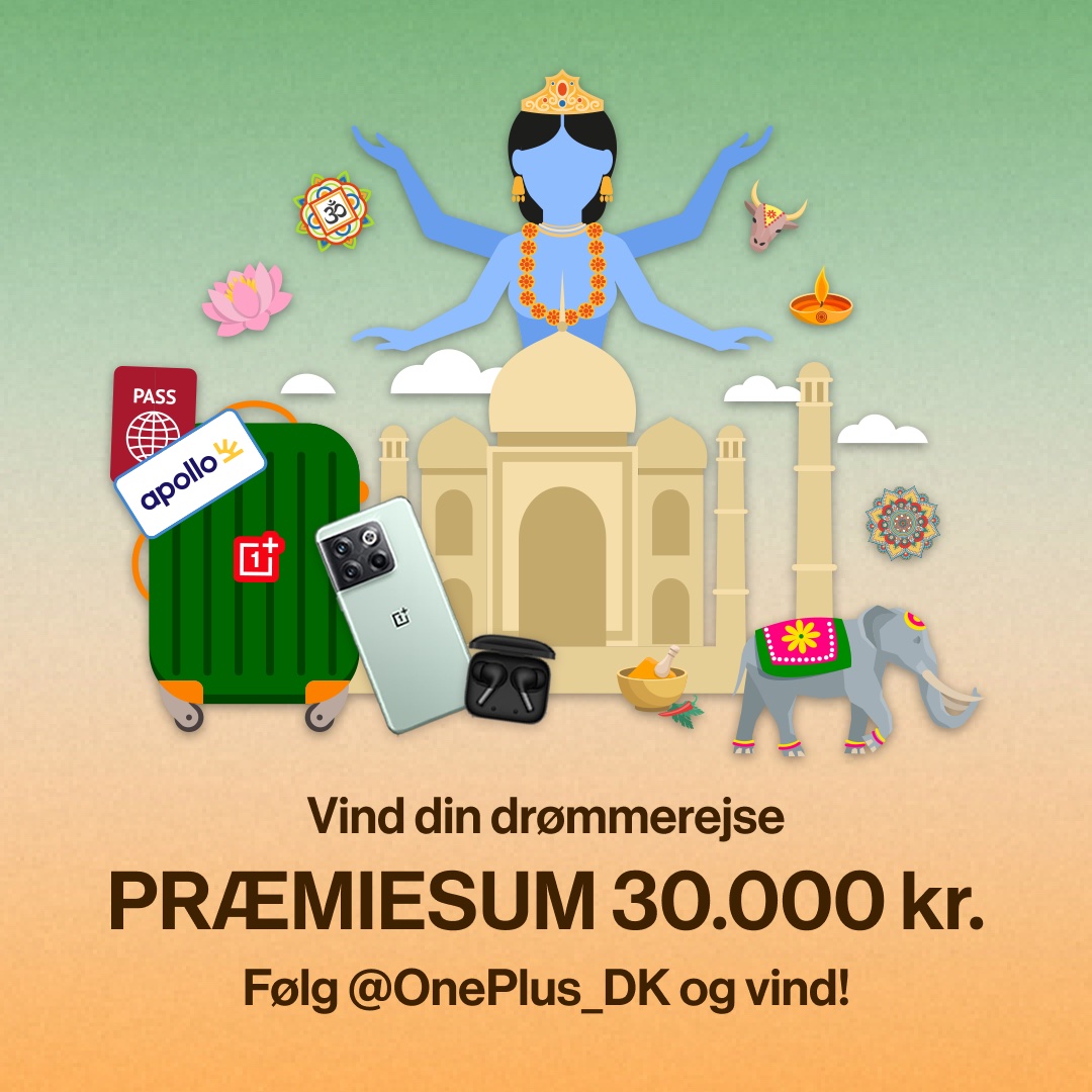 OnePlus_DK's tweet image. Hvad er din drømmerejse? 

Vind et gavekort på 20.000 kr. til 
@Apollo_Denmark

 + vores nylancerede OnePlus 10T, OnePlus Buds Pro og et unikt OnePlus Rejsekit!

Deltag her! instagram.com/oneplus_dk/

#Giveaway #Konkurrence #OnePlusDreamDestination