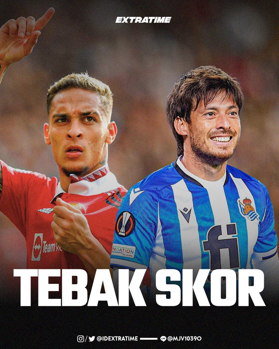 idextratime's tweet photo. ⚡️ Kuis Tebak Skor Man United vs Real Sociedad!
Berhadiah saldo 350k untuk 7 orang

Contoh:
MU 0-7 Sociedad #KuisPinteranDikit

Syarat:
- Follow @pinteran_dikit 
- RT &amp; Like tweet ini
- Jangan lupa hashtag
- Pemenang acak

Gass 🔥 https://t.co/C42DVkUFlo