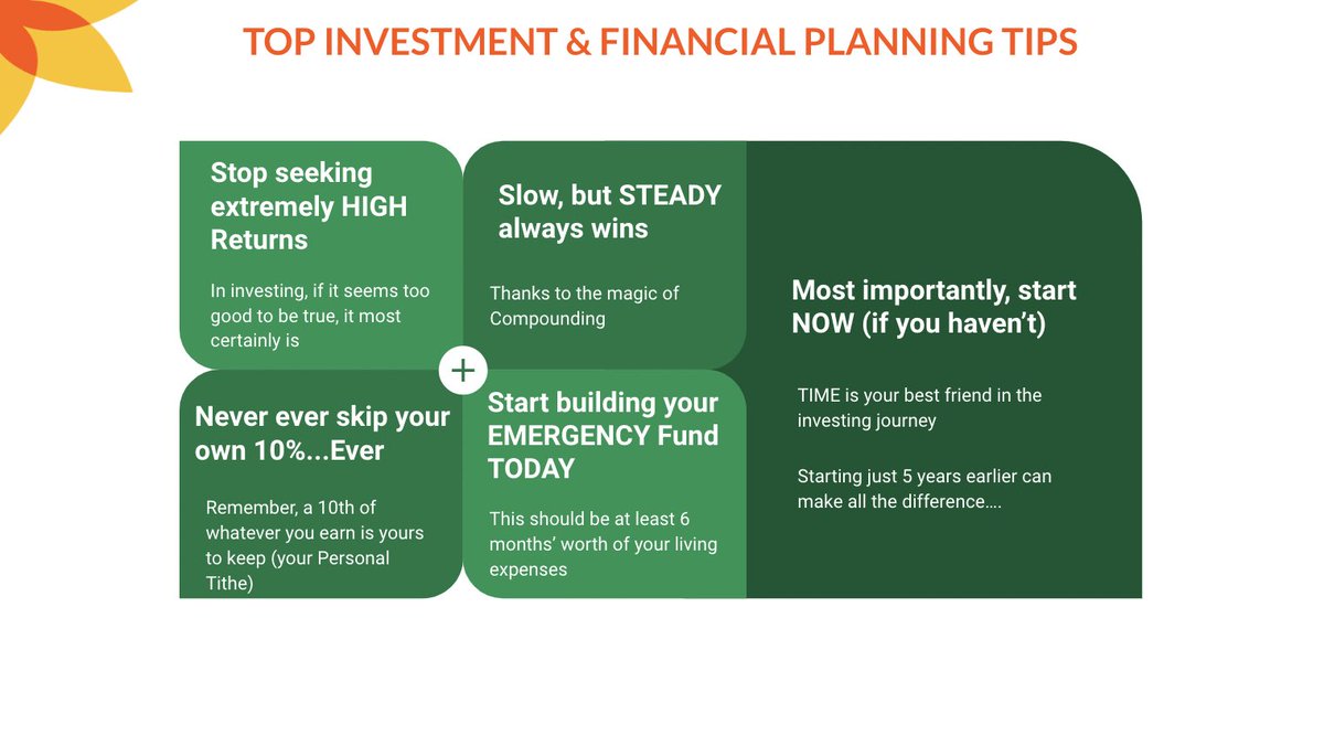 _iamMSL's tweet photo. Earlier at work today, I facilitated our Finance Knowledge Share session on “Retirement Planning, Savings &amp; Investments” for my colleagues at @mPharmaHealth

As we build a world-class healthcare company, we’re making sure our finances are also #InGoodHealth

(Excerpts 30+ slides) https://t.co/87YTCvWLQa