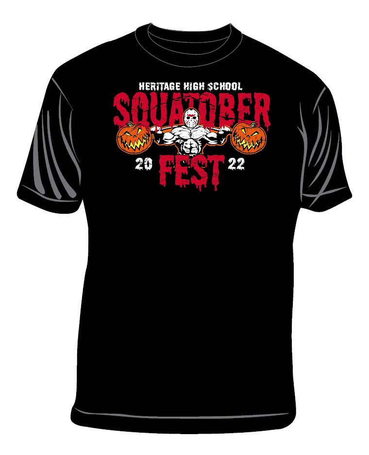 HHSGenerals's tweet image. Purchase your Squatober Fest shirt from Coach Gibson in the weight room.  Profits will be donated to the Catoosa County Children's Fund.  Payment can be check (made out to HHS) or cash.

T-shirt $20
Long sleeve T-Shirt  $25
Hoodie  $30