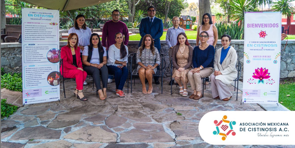 CystinosisCRN's tweet photo. San Miguel de Allende was the setting for @CistinosisMex's 2nd training course where nephrologists, ophthalmologists &amp; #raredisease specialists shared knowledge about #cystinosis. The CRN was pleased to sponsor the August event. Learn more at https://t.co/15B6SFu7sd @VickoCis https://t.co/0ZPzTAsAIZ