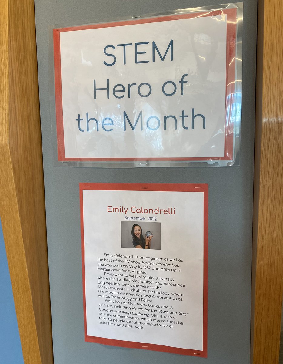 Excited to have @TheSpaceGal as our #STEMHeroOfTheMonth for September! 👩🏻‍🔬🍎 #STEMed #ScienceEd #SciEd #K12 #EdChat #BackToSchool