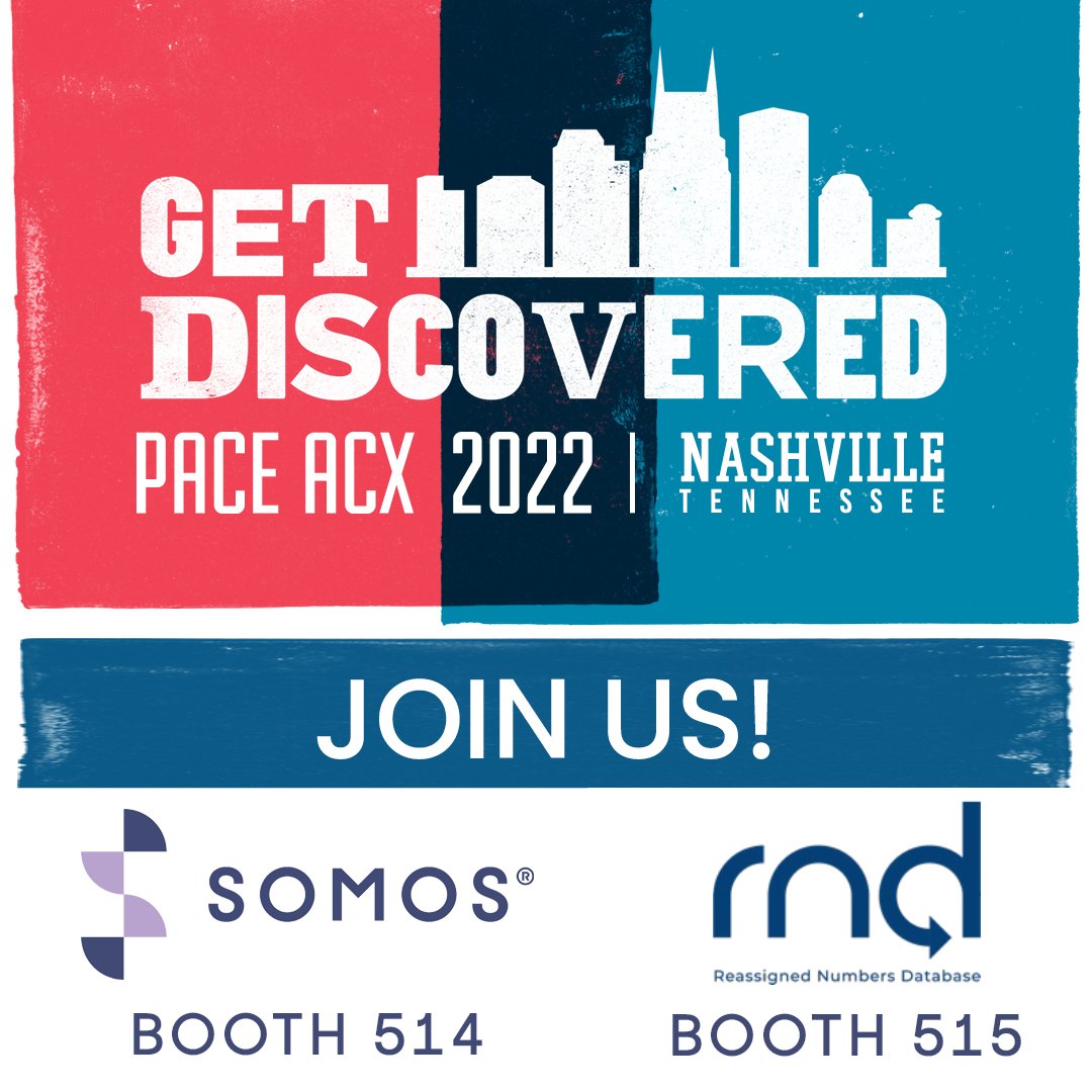 Somos_Inc's tweet photo. This Oct 9-11, #TeamSomos and @ReassignedTN are heading to #Nashville for #GetDiscoveredACX22! 

Don’t miss your chance to connect and #GETDISCOVERED - Stop by booths 514 and 515 to learn more about our latest solutions!

@PACEassociation #GetDiscoveredACX22 #PaceAssociation https://t.co/L7Cmg58CbE
