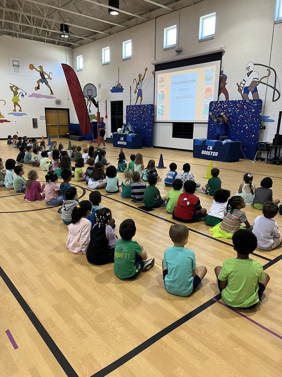MrsBSimon1's tweet photo. Kindergarten Jaguars are getting excited about their first Boosterthon! Any student who signs up by tonight can wear PJs to school tomorrow ! @JaguarESNews @JillOsmerg @ajdeloia https://t.co/iPxAQGwYqL