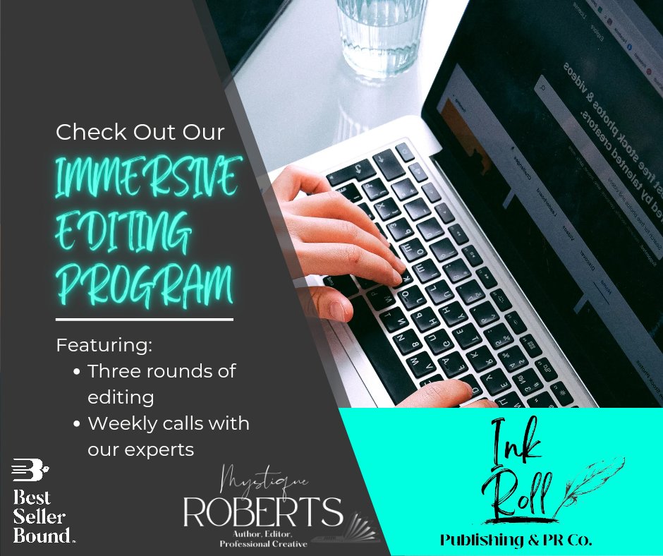 MystiqueRoberts's tweet photo. Want even more help to make sure your book is exactly what you want it to be? Our Immersive Editing is for you! 
#editing #authorsofinstagram #author #writer #writersofinstagram #publishing #indieauthor #indieauthorsofinstagram #publishedauthor #amwriting #writer https://t.co/mbEXZqWwck