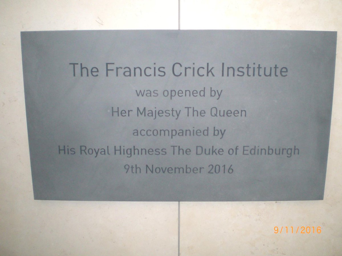 RIP Her Majesty the Queen, thanks for the memories of opening day at the Crick institute.