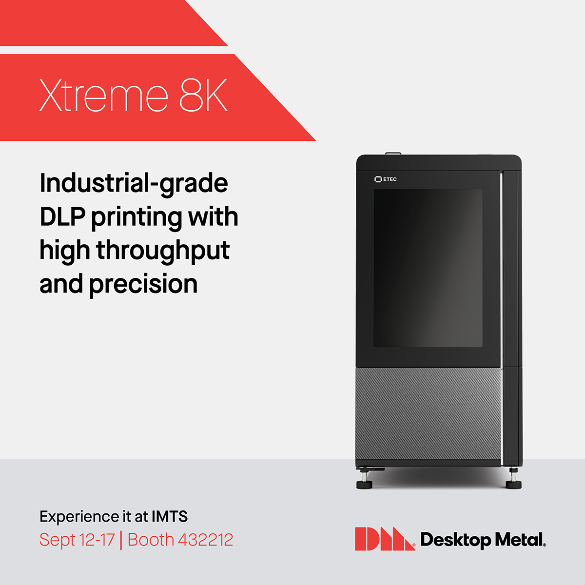 Desktop Metal on Twitter "The largest size productiongrade DLP 3D