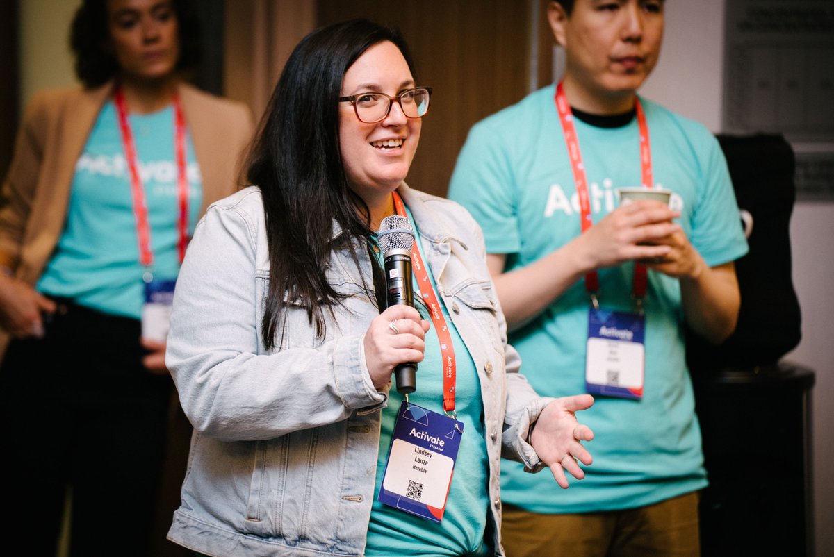Iterable's tweet photo. Getting together in-person this week for #Activate22 has been the best feeling in the world!
So much celebration, joy, and special memories made together that will go far beyond this conference.
#TeamJoy https://t.co/XW7xENhf3e