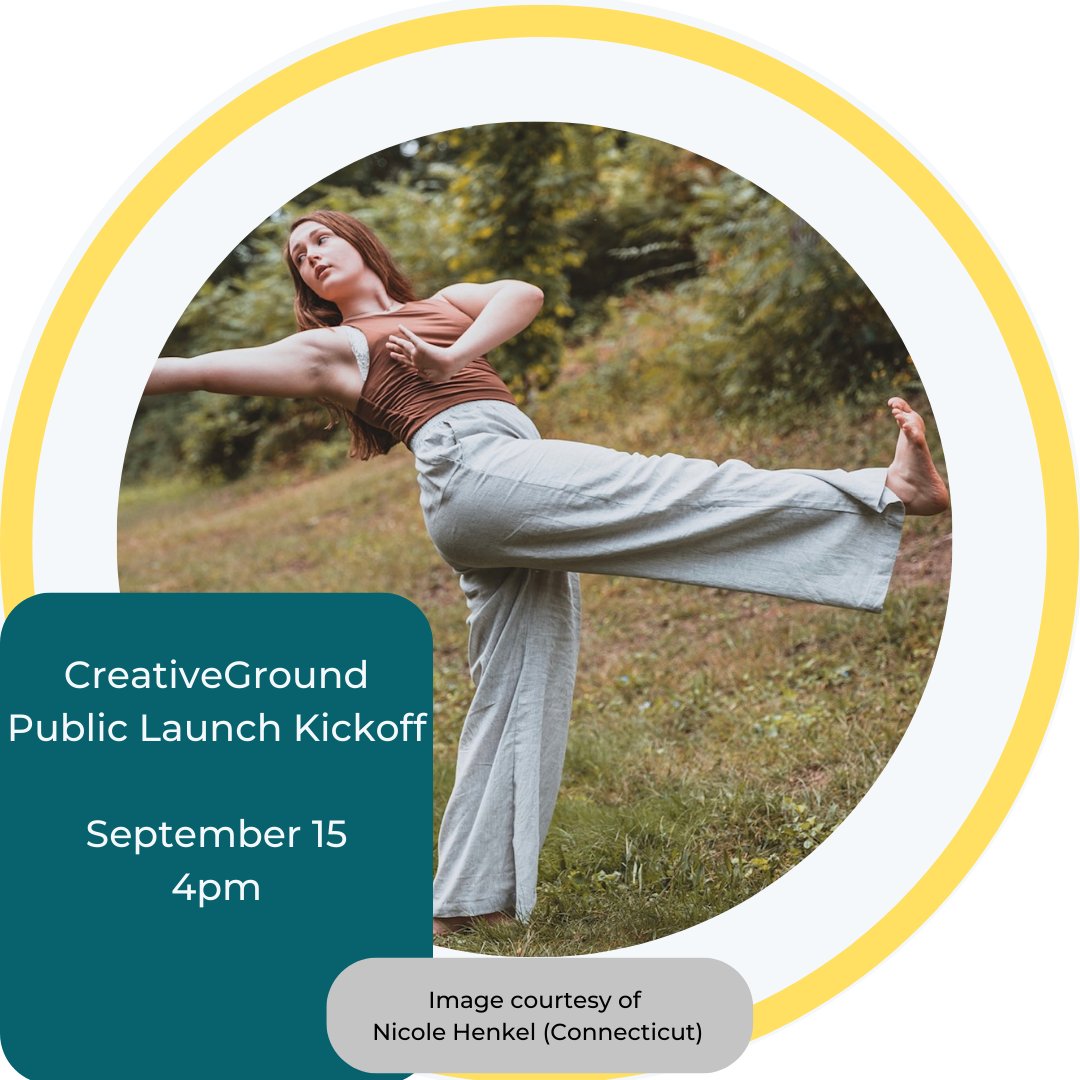 NEFA_Boston's tweet photo. Join #CreativeGround and our partners at 4pm on September 15 to raise a glass to the past and look to the future! Save your seat> https://t.co/3TmQUnvzmz
Public Launch Kickoff begins a year long invitation to participate in community building with the platform. https://t.co/35UQJ4VeS3