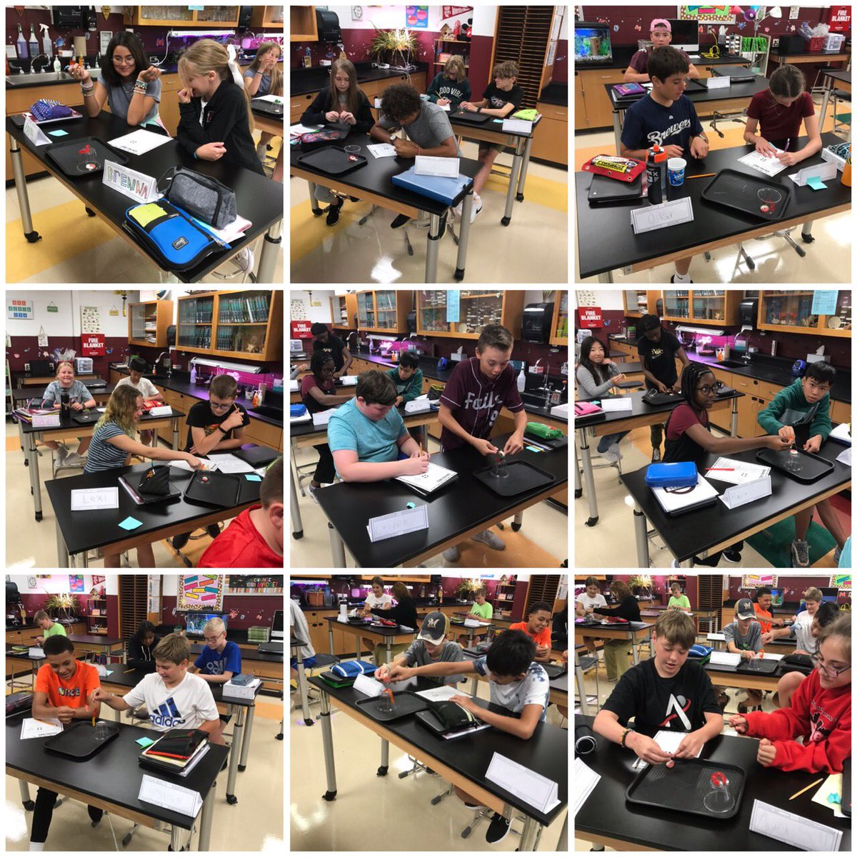 poetzelsci's tweet photo. Saving Fred the Worm. Watching problem solving day one. #gameon #fallspride https://t.co/Y019hg8QHG