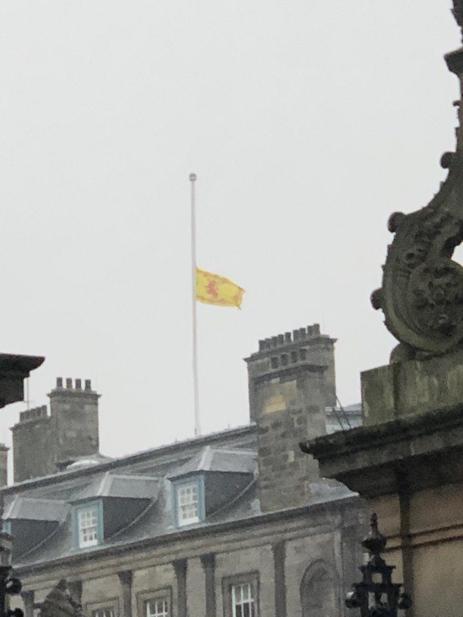 Neil Pooran on Twitter "At Holyrood Palace, a notice of the Queen’s