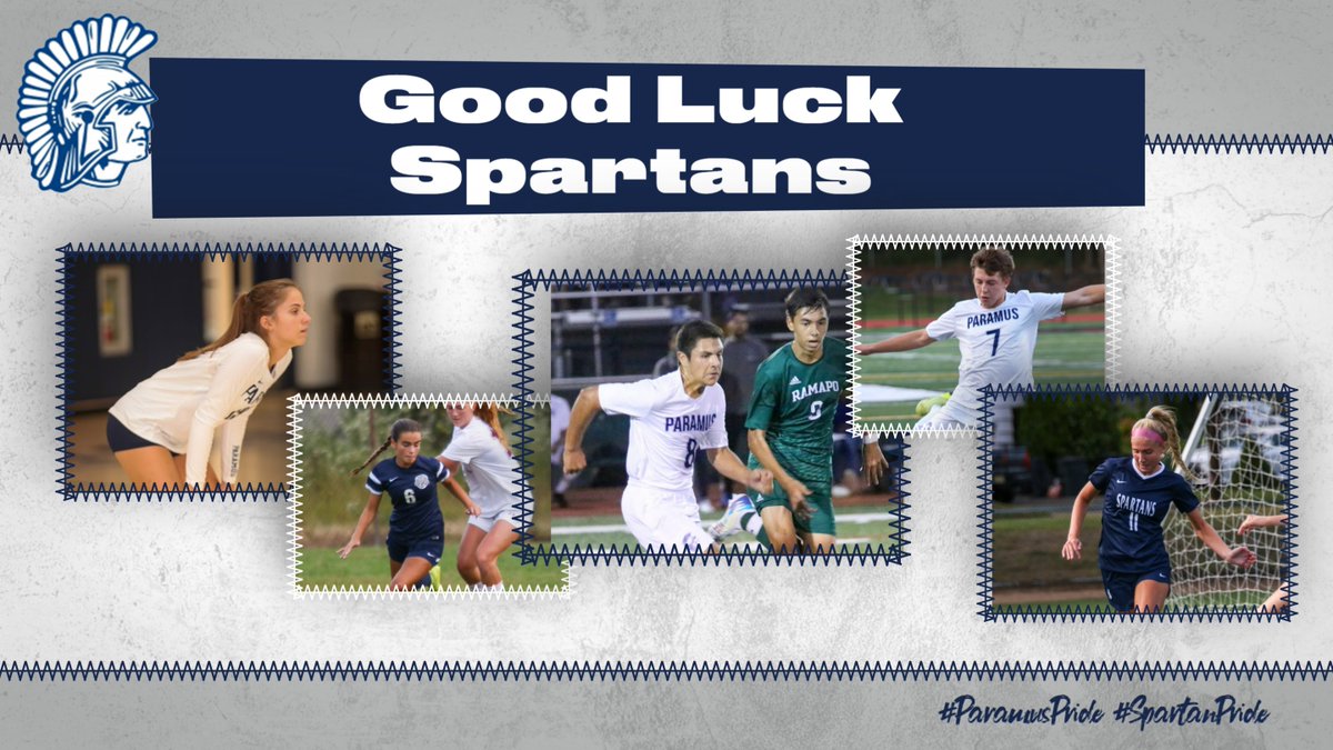 Good luck to the Girls Volleyball and Boys and Girls Soccer as they open their regular season today! #ParamusPride #SpartanPride

<a href="/PTownThrowDown1/">P-Town_Throw_Down</a> <a href="/Paramus_Schools/">Paramus Public Schools</a> <a href="/NJParamusHS/">Paramus High School</a> <a href="/PGS_Spartans/">paramUS Girls Soccer</a> <a href="/VanessaScriv27/">Vanessa Scrivanich</a>