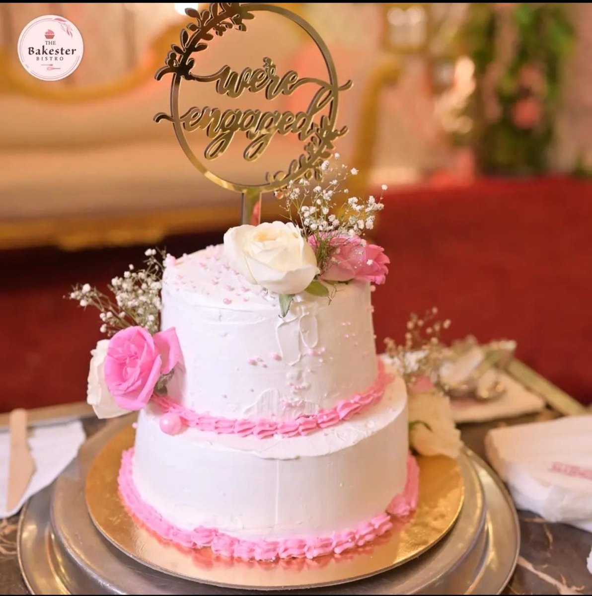 _bakesterbistro's tweet photo. Engagement cakes are always hard to make as their is no scope of mistake on someone's special day❤️
Follow @_bakesterbistro for more
#thebakesterbistro #homebakery #freshlybakedeveryday #freshcakes🎂 #tasteofhome #tastoflove #yummyinmytummy #weddingcake #engagementcake #themecake https://t.co/rCCa9D1Dyc