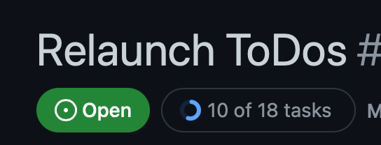 We're almost there. Keeping fingers crossed that those last todos don't take too much time.🤞 Stay tuned.