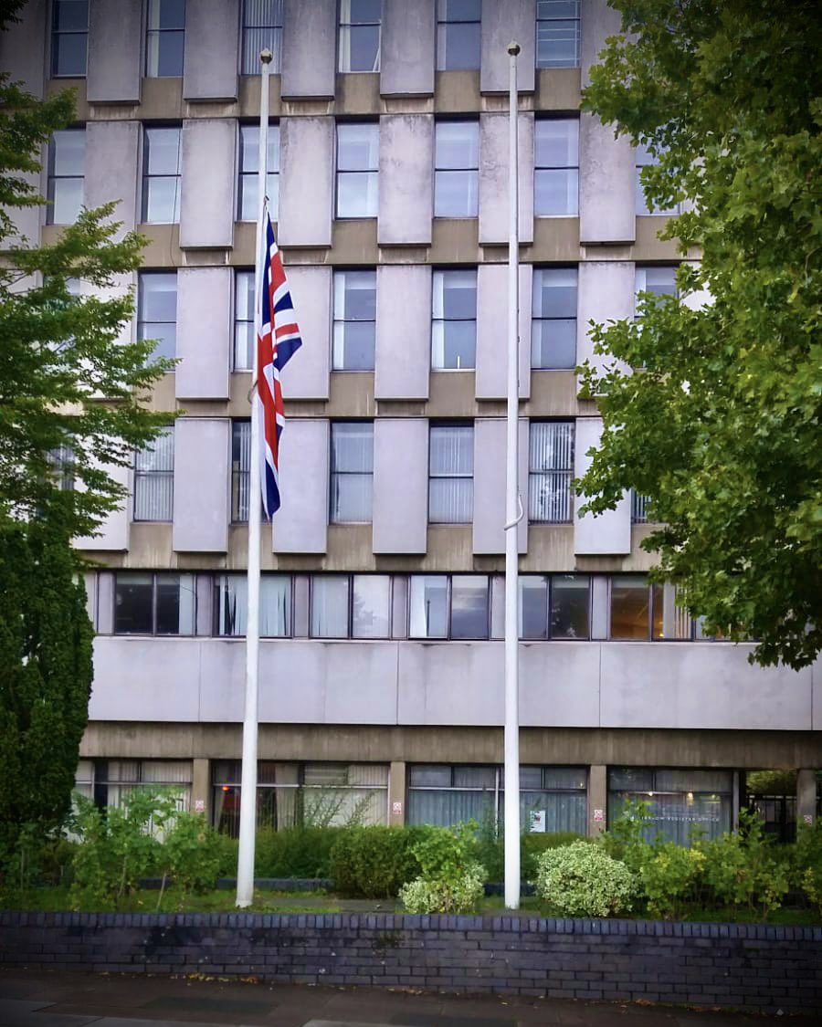 Following the sad news of the death of Her Majesty, Queen Elizabeth II, the flag at the Civic Centre is being flown at half-mast as a mark of respect.
 
We send our condolences to the Royal Family.