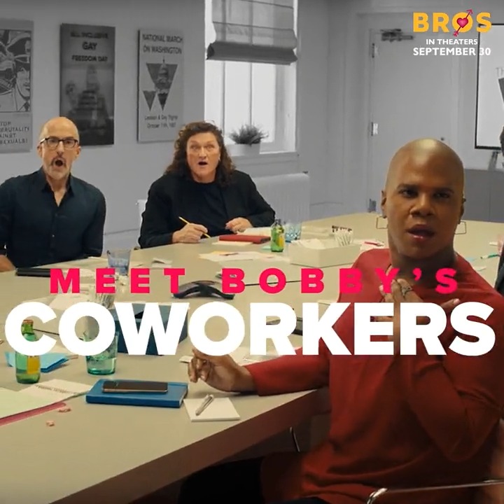 Bros on X: Meet Bobby's Coworkers. ✨🌈 #BrosMovie - only in theaters  September 30.  / X