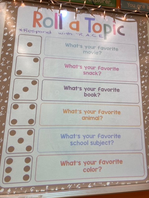 MrsGroben's tweet photo. Such a fun way to build community and practice the #longfellowbears writing about reading strategy with the 3rd grade team! Thanks @MrsNelsonGrade3 modeling something we can also use with our students! #wecoach97 https://t.co/laBpclYcWe
