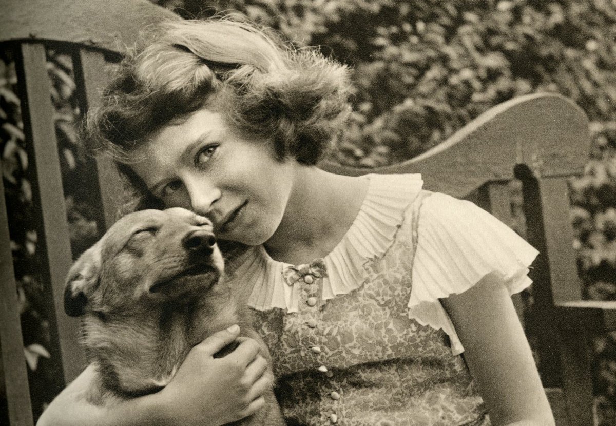 And I hope all the sweet dogs from her past are there to greet her.  #QueenElizabeth