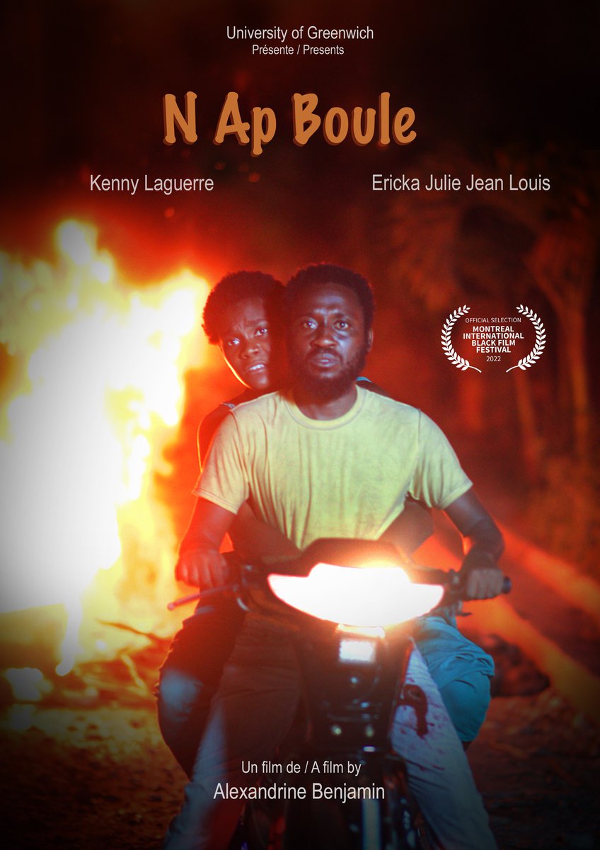 WebsCorneille's tweet photo. 🎞#MIBFF #Cinema👏 Félicitations à la réalisatrice haïtienne 🇭🇹 @AlexandrineBen1 pour la sélection de son film "#NApBoule" (Through the Barricades) par @filmblackmtl. Il sera projeté en avant-première mondiale 22 sept. | 17h00 au @cinemaparc. #Prix @Fabiennecolas @michaelcdeibert https://t.co/oFVZ42QDMt