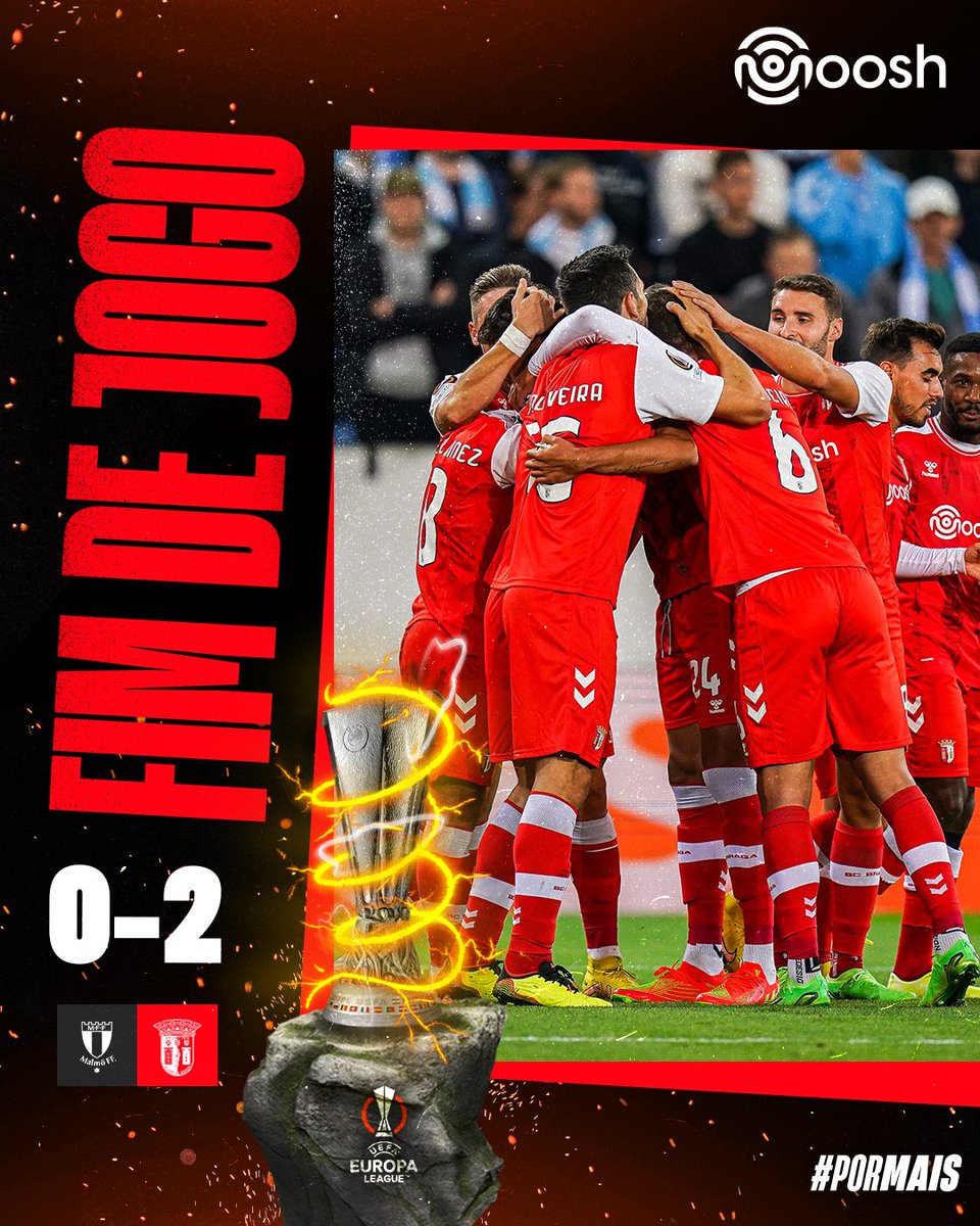 SCBragaOficial's tweet photo. That's how you start the @EuropaLeague 🤩
Fantástico trabalho de todos. Do relvado às bancadas 🙌
#UEL https://t.co/MOKiJiXcHY