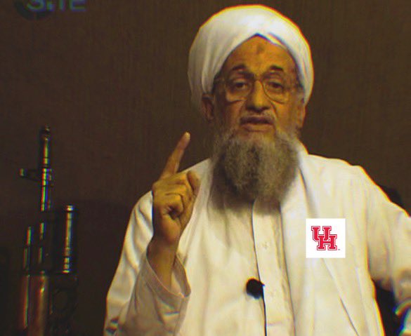 redtil_dead's tweet image. Here it is. Have on #solid authority that the fightin #coogas will be wearing thsi as a jersey patch against #myraiders

Also cant rule out Dana having one on his #visor

Famous #cooga alum that passed away in a tragic drone #strike incident