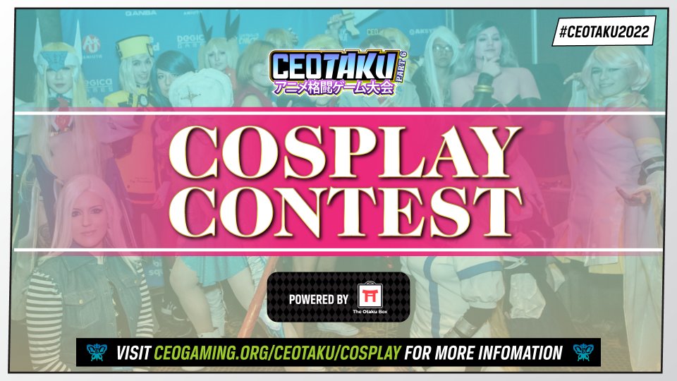 CEOGaming's tweet image. Announcing #CEOtaku&apos;s official Cosplay Contest Details &amp;amp; Prizing which takes place on Saturday September 24th Powered by @theotakubox!

For more details visit ceogaming.org/ceotaku/cosplay. 

Use Promo Code &quot;OtakuCEOtaku5&quot; for $5 off your First Otaku Box through rebrand.ly/ceotaku