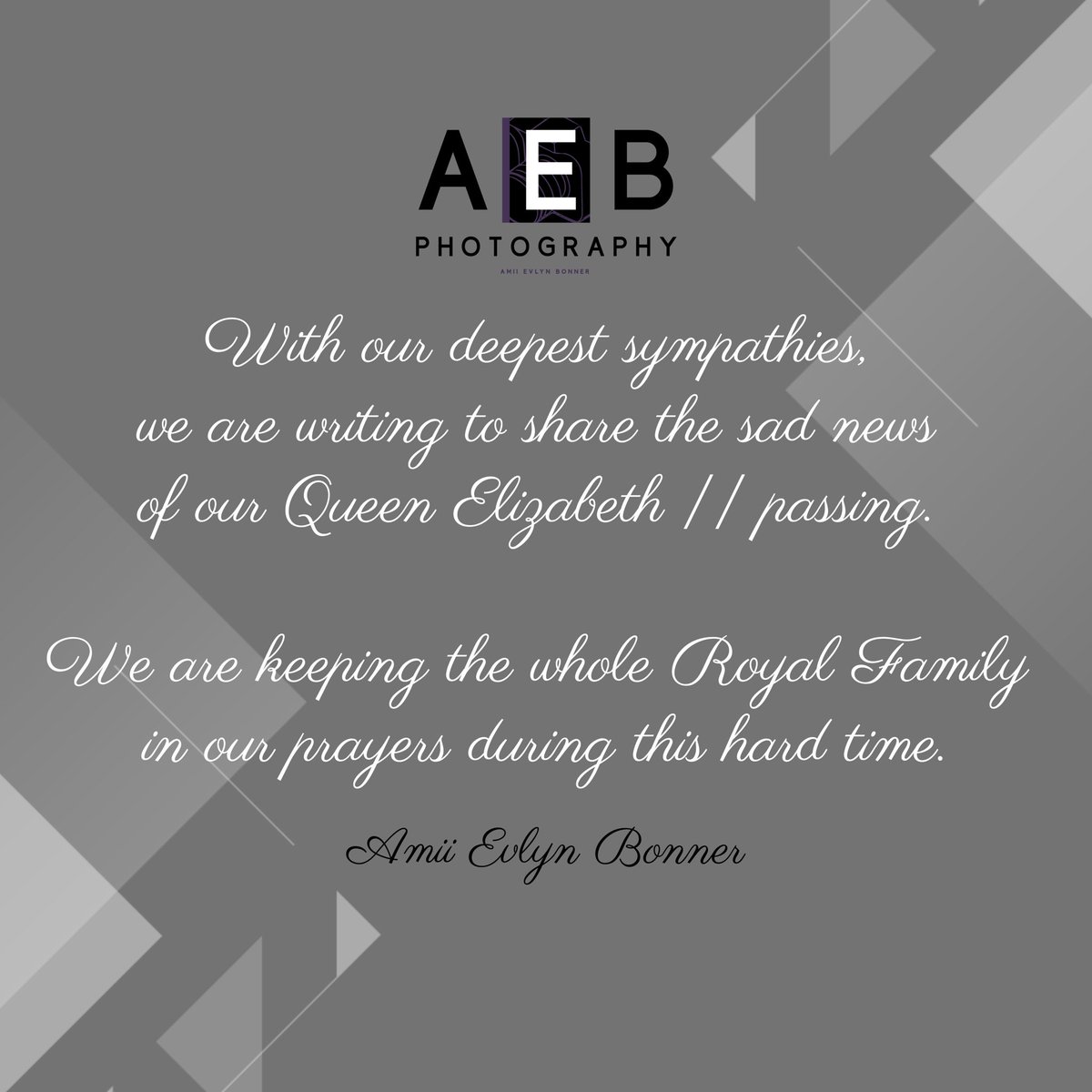 The_ACC_'s tweet photo. With our deepest sympathies, we are writing to share the sad news of our Queen Elizabeth II passing. We are keeping the whole Royal Family in our prayers during this hard time. https://t.co/4icR4dGRFu