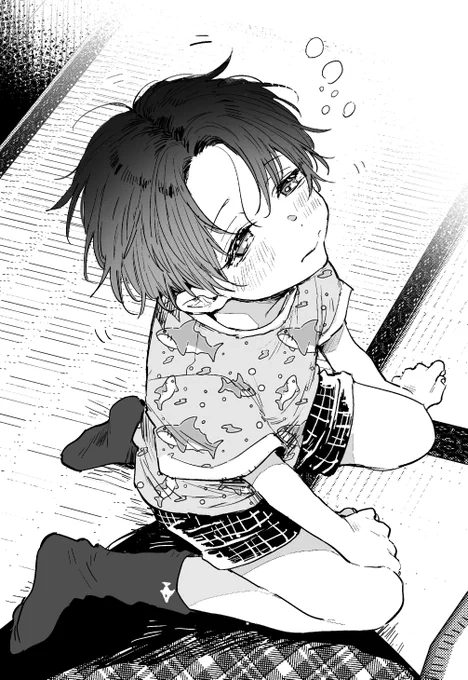 アニメ見たいけどネムイ優都くん🦈 