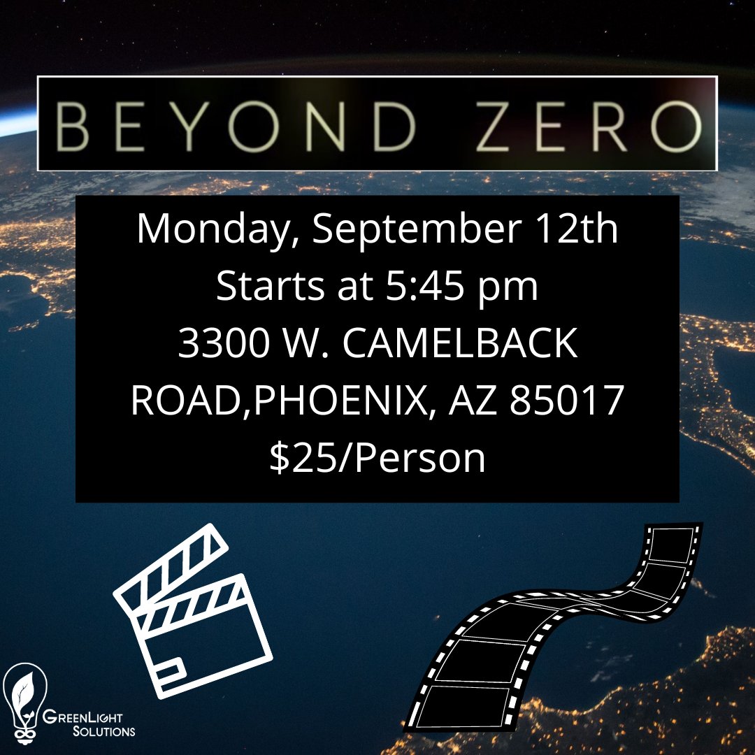_GLSolutions_'s tweet photo. Beyond Zero is an inspiring and educational film about Ray Anderson’s company working towards eliminating environmental impacts.#GCU arena on Monday, September 12th. Tickets are $25 per person. https://t.co/PVZZbUpqwE See you there!
#GoGreenLight #CommunityPartnership https://t.co/zjxZsJVPs8