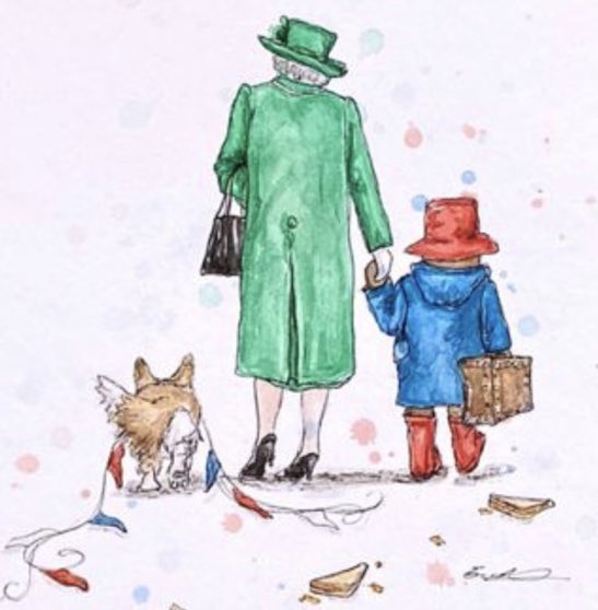 beefykeith's tweet photo. “I’ve done my best Paddington, now take me home to Phillip” #Queen Elizabeth II #QueenElizabeth #Restinpeace https://t.co/2NuP95leW1