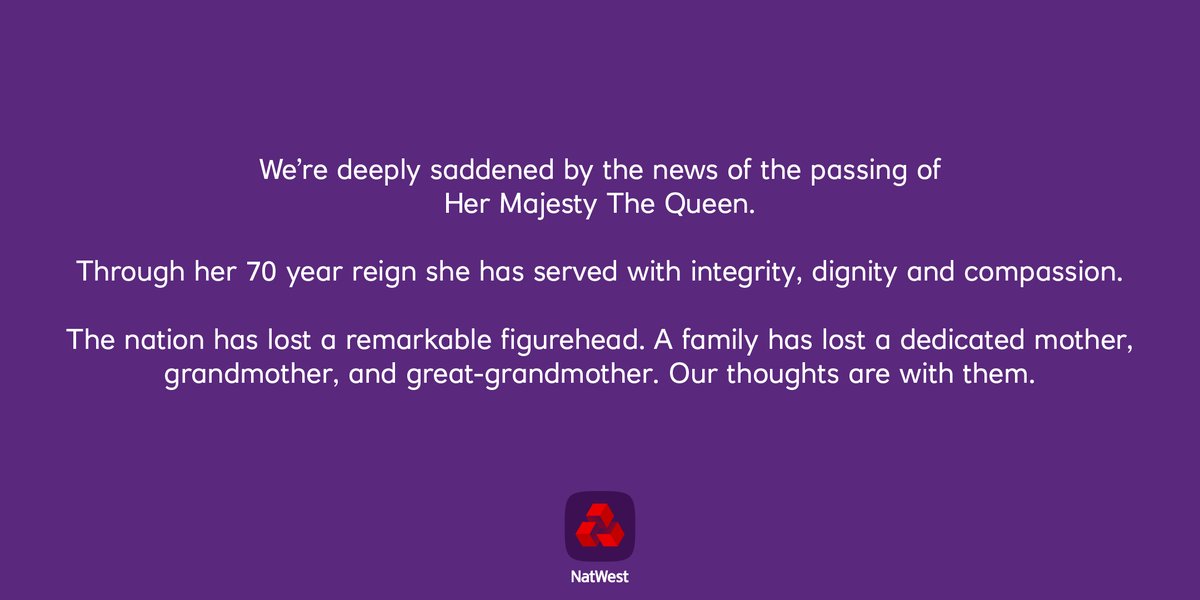 On this sad day we join the nation and our friends across the Commonwealth in paying tribute to Her Majesty The Queen.