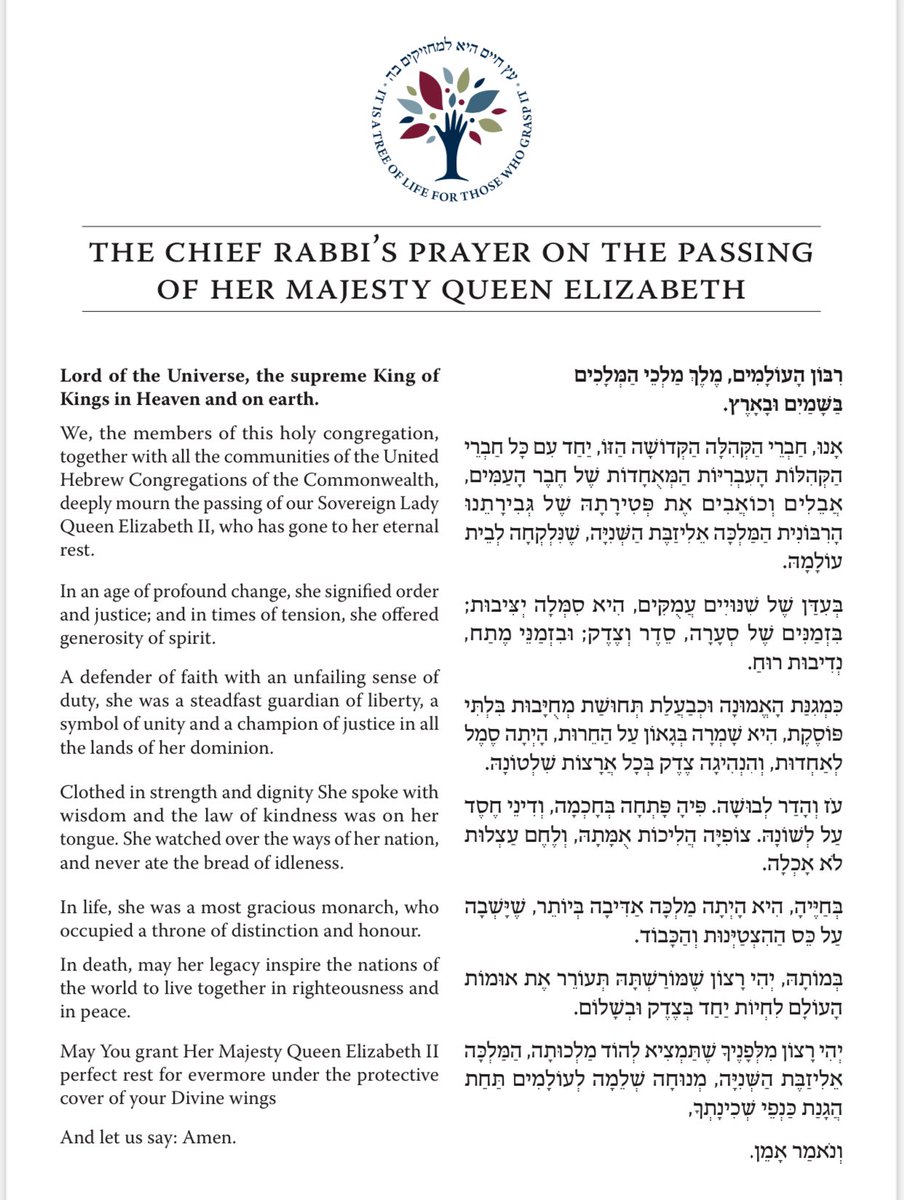 Chief Rabbi Sir Ephraim Mirvis tweet media