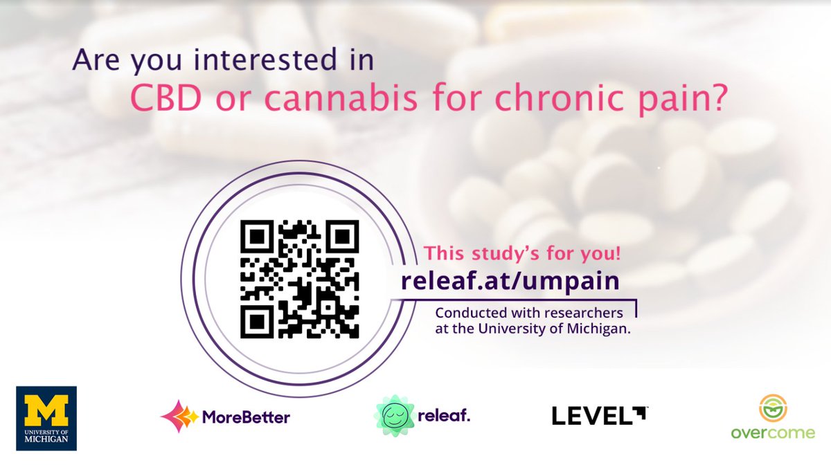 SafeAccess's tweet image. Attention CA residents! You could receive $500 by completing this study with researchers from the University of Michigan on the efficacy of different #cannabinoids in treating #Fibromyalgia, #Rheumatoid #Arthritis, and #Osteoarthritis! Learn more at releaf.at/umpain