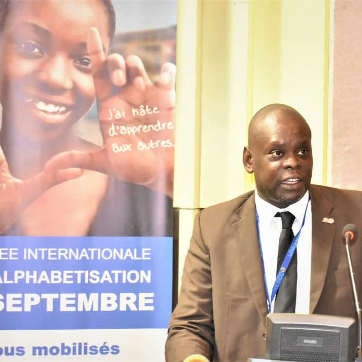 sysaip's tweet photo. Célébration de la journée internationale d'alphabétisation en 🇨🇩 sous la présidence de son excellence mr. Le Vice Premier ministre avec l'appui de l'@UNESCOKinshasa et d'autres partenaires : un fort moment de plaidoyer https://t.co/TKbCl57DPB