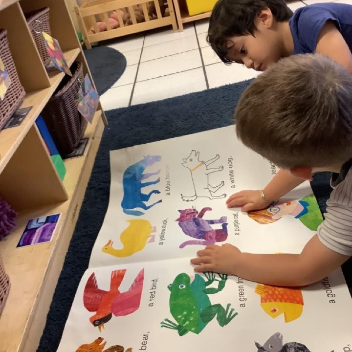 ✏️ Happy #InternationalLiteracyDay 📖 
To prepare our youngest learners for success in school and beyond, some of our daily activities include reading stories to our infants and toddlers and helping our preschoolers write their letters!