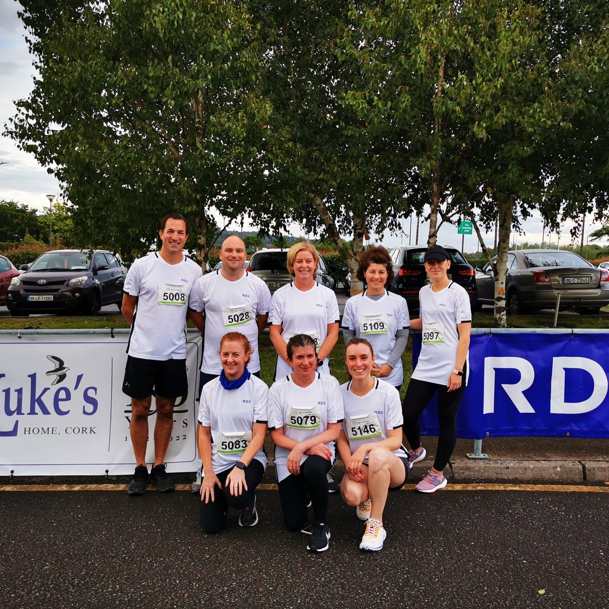 RDJ_LLP's tweet photo. Well done to the RDJ runners taking part in the St. Luke's Home 5k this evening! #StLukes5k #OneTeamAlways https://t.co/KFwSLU7EsX