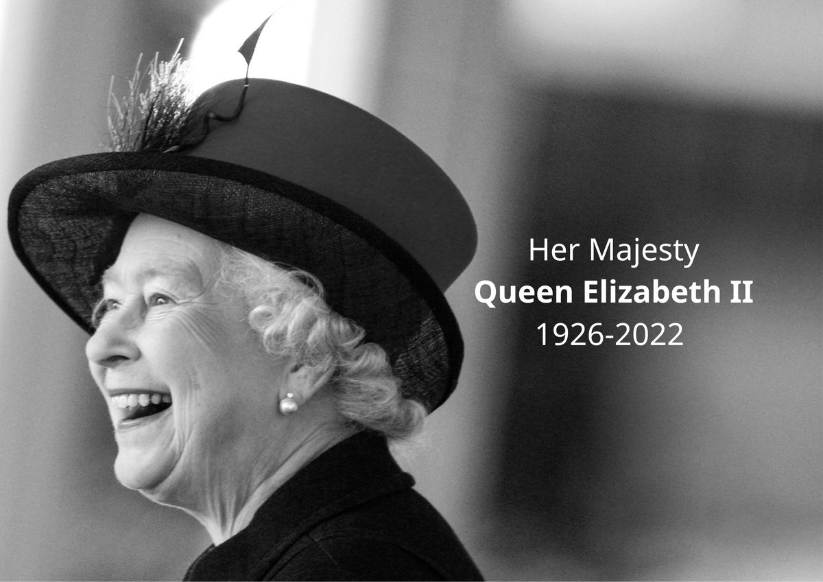 We express our deepest sympathies for the passing of HM Queen Elizabeth II. Her dedication to the UK, other realms and territories is unparalleled and we thank her for her service.