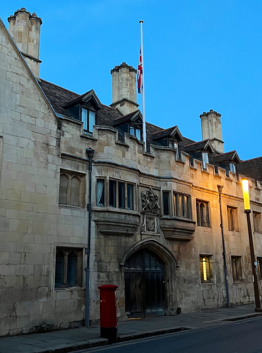 Anil Madhavapeddy (@avsm) on Twitter photo All the Cambridge Colleges have dropped their flags to half-mast All the Cambridge Colleges have dropped their flags to half-mast