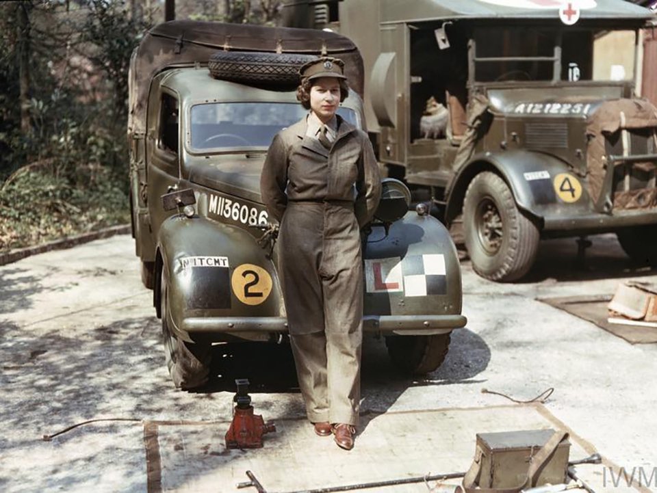 Queen Elizabeth II was the last surviving head of state to have fought in WWII. At 19 she joined the war effort as a mechanic.  A life devoted to service.