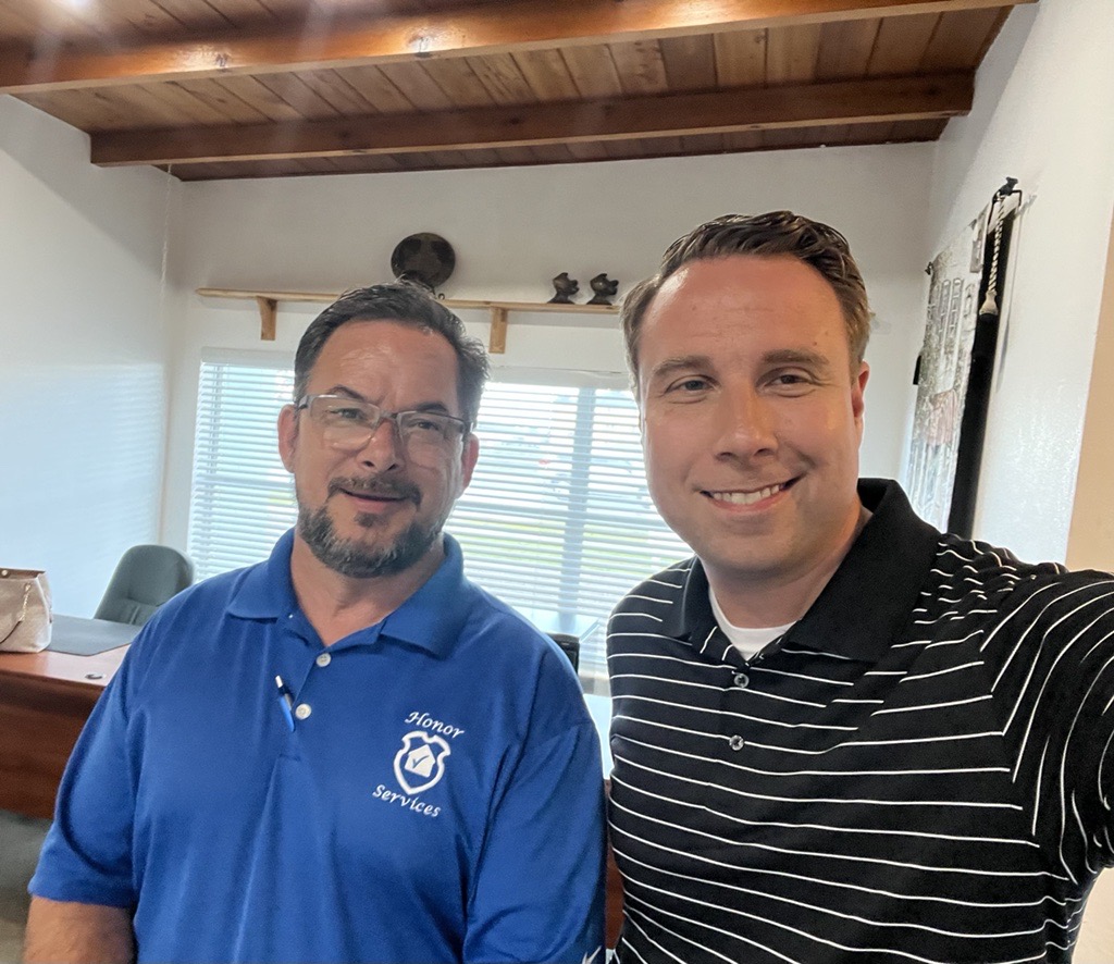 We met up with John from Honor Services today! They are one of the best and most reputable inspection companies in Florida 🔍 If you need an insurance inspection, give them a call! 📞