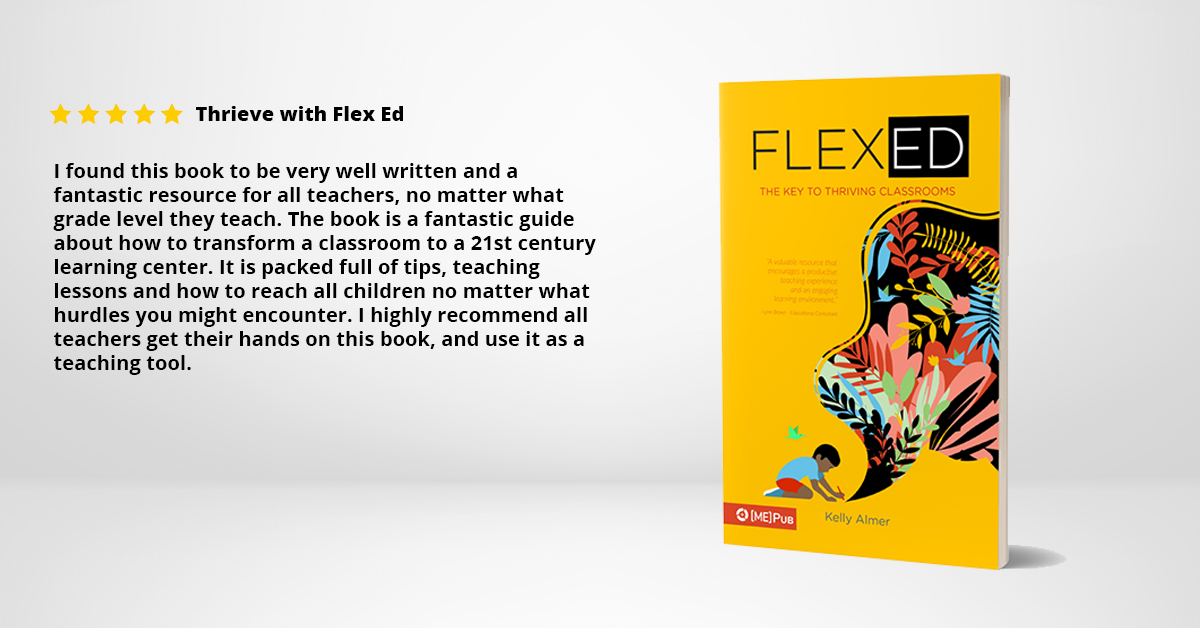 MeteorPub's tweet image. Over time education has become inflexible. Flex-Ed addresses this inflexibility and offers practical tips to educators and administrators on getting flexibility back into their classrooms.  Purchase your copy today- loom.ly/b5mwXRU
 #education #flexibility #practicaltips