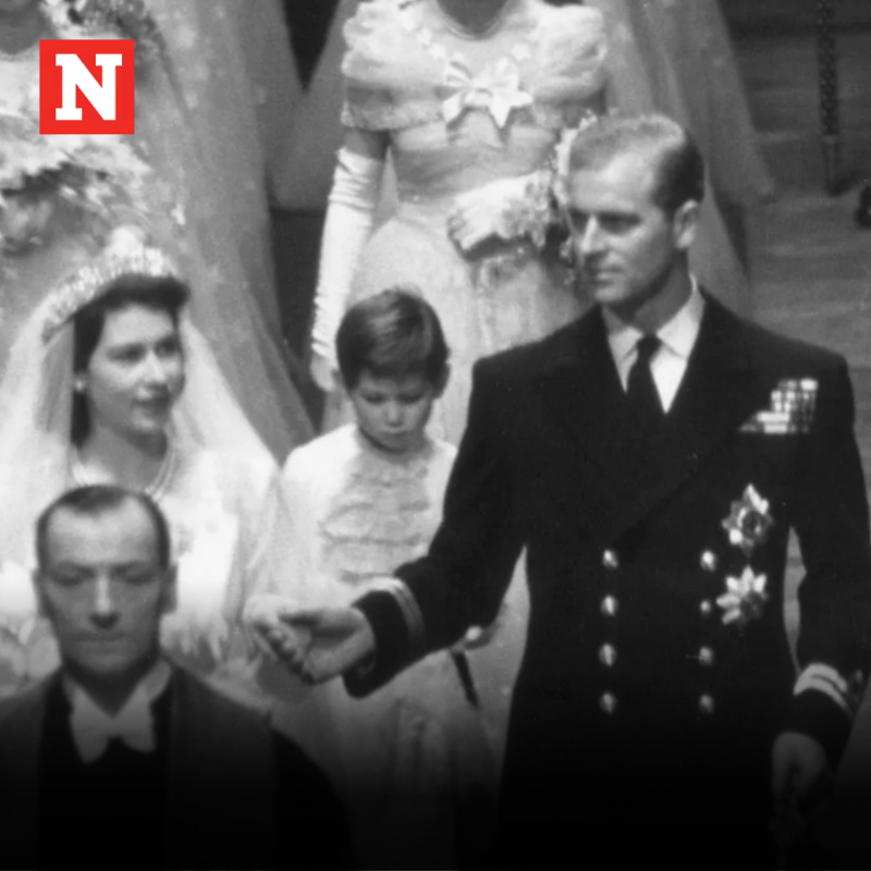 Newsweek's tweet photo. Queen Elizabeth II famously described Prince Philip as her 'strength and stay' and he stood by her through 73 years of marriage.